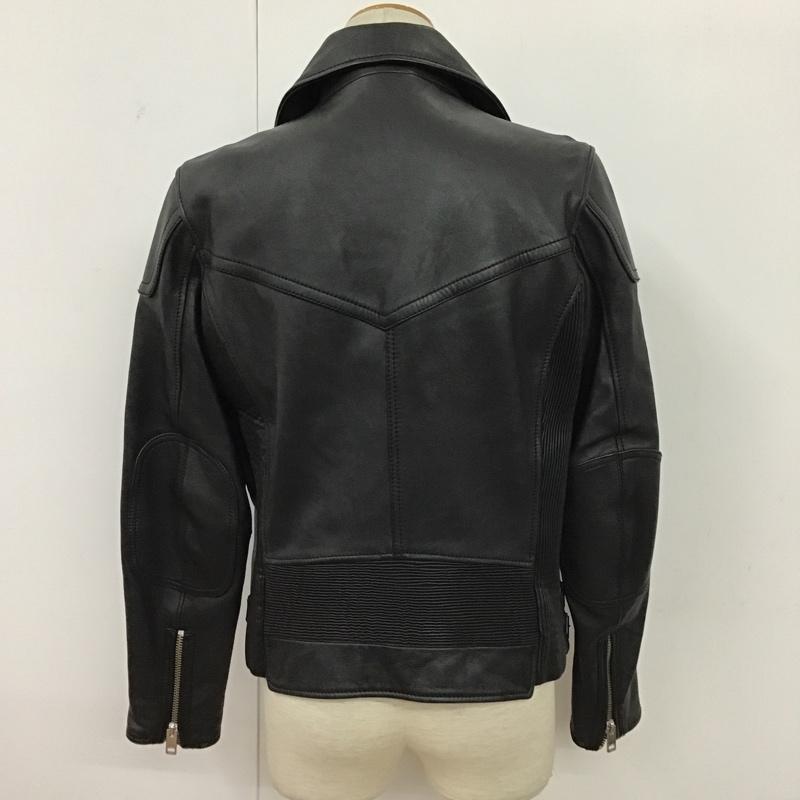 ディーゼル DIESEL ジャケット、上着 レザージャケット 羊革 ラムレザー ライダース M 無地 黒 / ブラック /  メンズ USED 古着 中古 10097155