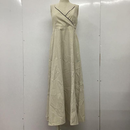アルシーヴ archives ワンピース ロングスカート カシュクールパイピングワンピース 無地 アイボリー / アイボリー /  レディース USED 古着 中古 10097166