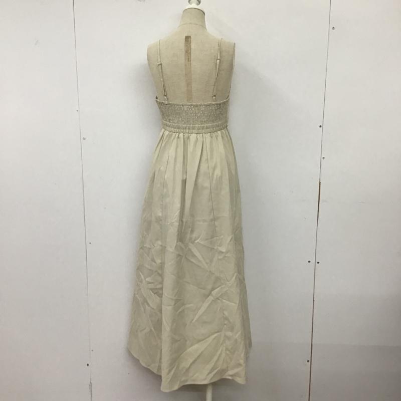 アルシーヴ archives ワンピース ロングスカート カシュクールパイピングワンピース 無地 アイボリー / アイボリー /  レディース USED 古着 中古 10097166