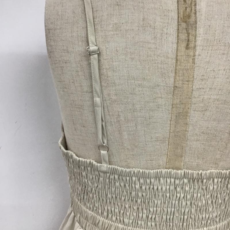 アルシーヴ archives ワンピース ロングスカート カシュクールパイピングワンピース 無地 アイボリー / アイボリー /  レディース USED 古着 中古 10097166