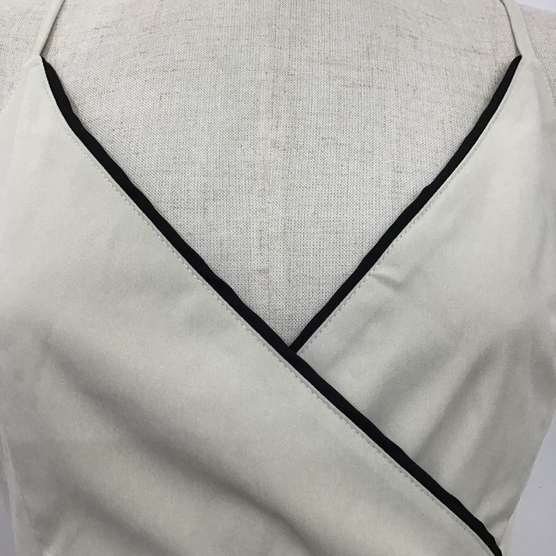 アルシーヴ archives ワンピース ロングスカート カシュクールパイピングワンピース 無地 アイボリー / アイボリー /  レディース USED 古着 中古 10097166