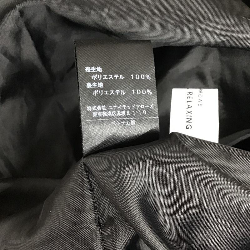 グリーンレーベルリラクシング green label relaxing ワンピース ロングスカート 3526-167-2535 プリント ギャザー ティアードワンピース 総柄 黒 / ブラック /  レディース USED 古着 中古 10097173