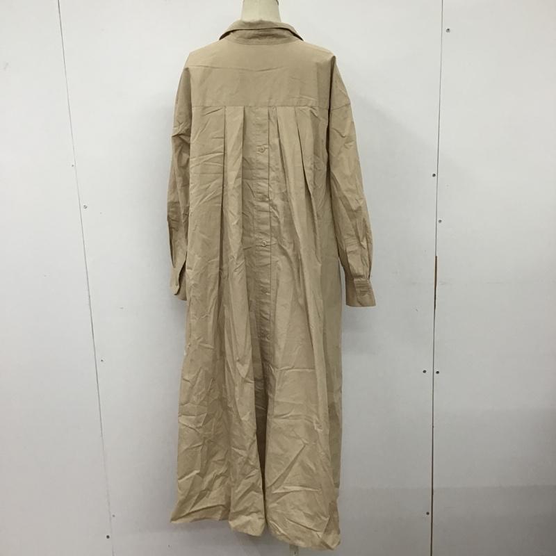 シンプリシテェ Simplicite ワンピース ロングスカート 19-040-700-2030-1-0 スキッパー 無地 ベージュ / ベージュ /  レディース USED 古着 中古 10097175