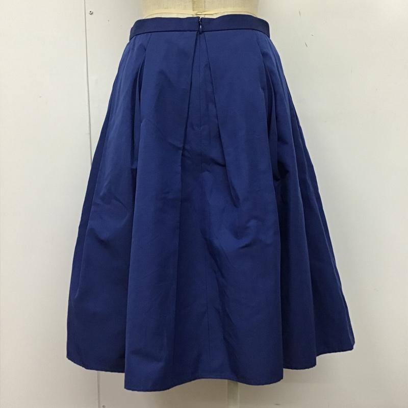 リランドチュール Rirandture スカート ひざ丈スカート 86439030 フレアスカート ロングスカート 2 無地 青 / ブルー /  レディース USED 古着 中古 10097181