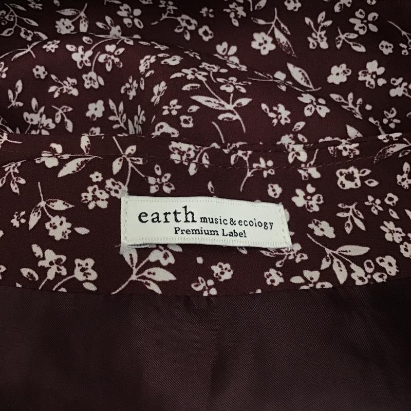 アースミュージックアンドエコロジー earth music&ecology ワンピース ロングスカート 1D94L0H0300 花柄エンパイアギャザーワンピース FREE 花柄 ボルドー / ボルドー /  レディース USED 古着 中古 10097182