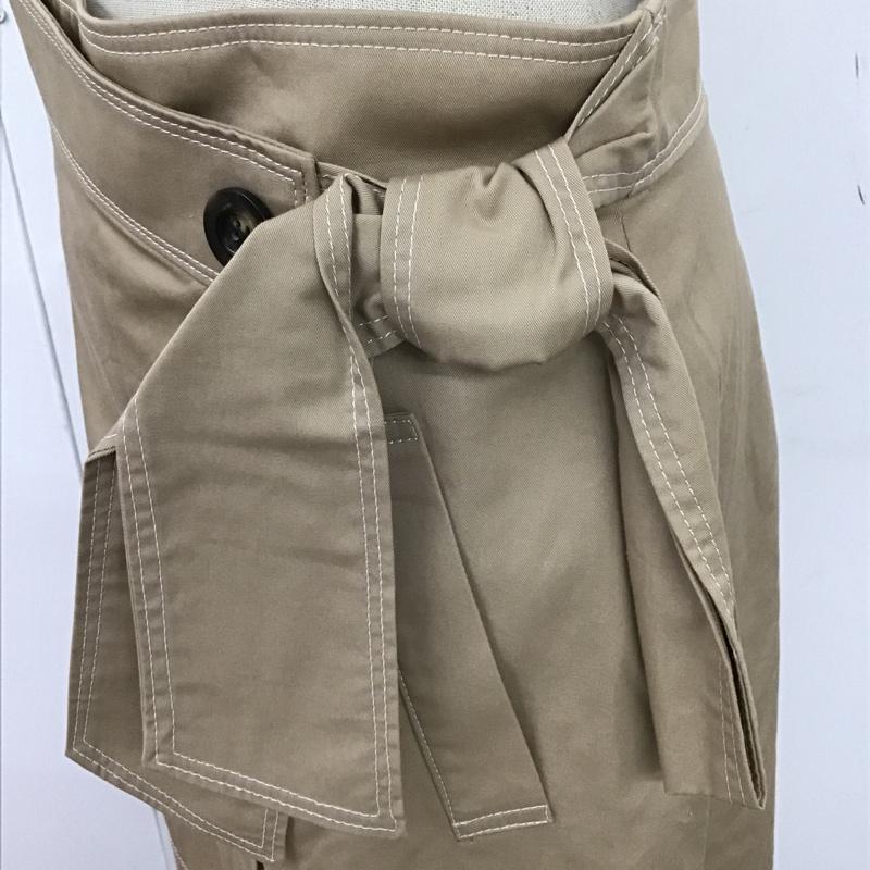 リランドチュール Rirandture パンツ ショートパンツ 88373093 ラップスカート風キュロット ハーフパンツ ショートパンツ 2 無地 ベージュ / ベージュ /  レディース USED 古着 中古 10097183