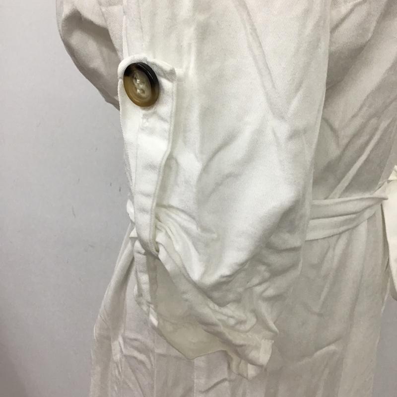 ザラ ZARA ワンピース ロングスカート M 無地 白 / ホワイト /  レディース USED 古着 中古 10097211