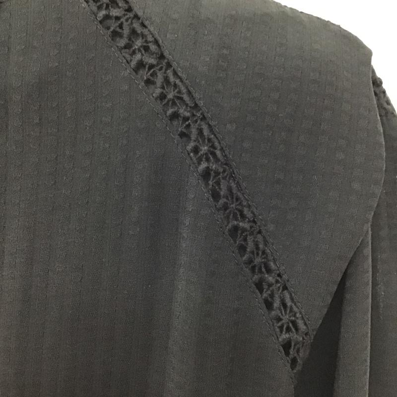 ザラ ZARA ワンピース ロングスカート M 無地 黒 / ブラック /  レディース USED 古着 中古 10097215