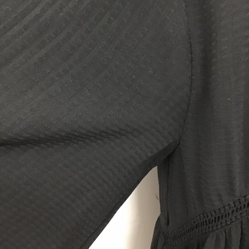 ザラ ZARA ワンピース ロングスカート M 無地 黒 / ブラック /  レディース USED 古着 中古 10097215