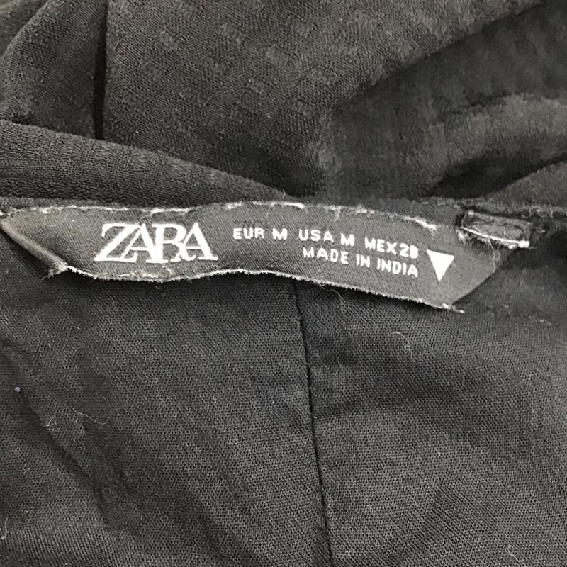 ザラ ZARA ワンピース ロングスカート M 無地 黒 / ブラック /  レディース USED 古着 中古 10097215