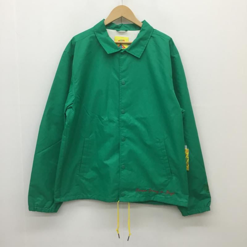 バンズボルト VANS VAULT ジャケット、上着 ジャンパー、ブルゾン Dobale デュバレ Coaches Jacket VN0A7SN6YTY1 タグ付 XL ロゴ、文字 X プリント 緑 / グリーン /  メンズ USED 古着 中古 10097226