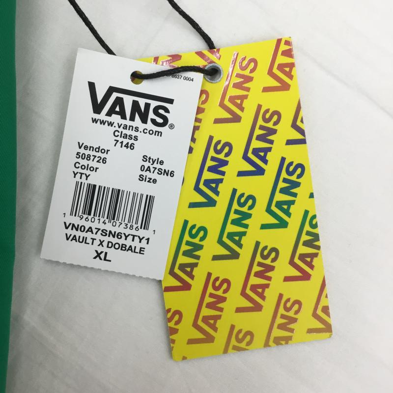バンズボルト VANS VAULT ジャケット、上着 ジャンパー、ブルゾン Dobale デュバレ Coaches Jacket VN0A7SN6YTY1 タグ付 XL ロゴ、文字 X プリント 緑 / グリーン /  メンズ USED 古着 中古 10097226