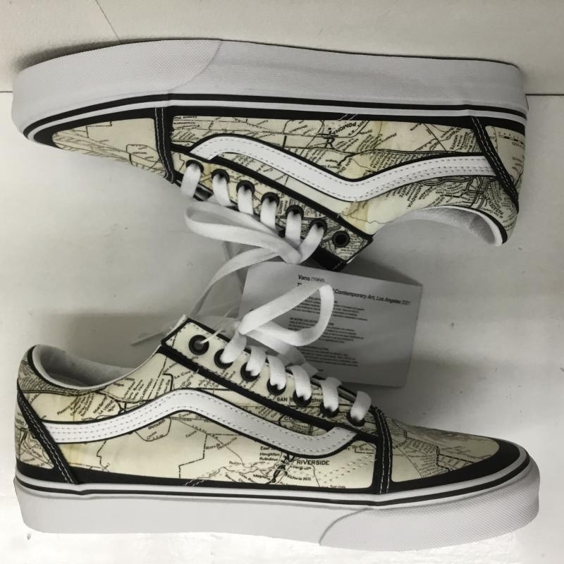 バンズ VANS スニーカー スニーカー MOCA モカ OLD SKOOL FRANCES STARK オールドスクール VN0A5KRF94H1 27.0cm プリント 白 / ホワイト /  メンズ USED 古着 中古 10097230