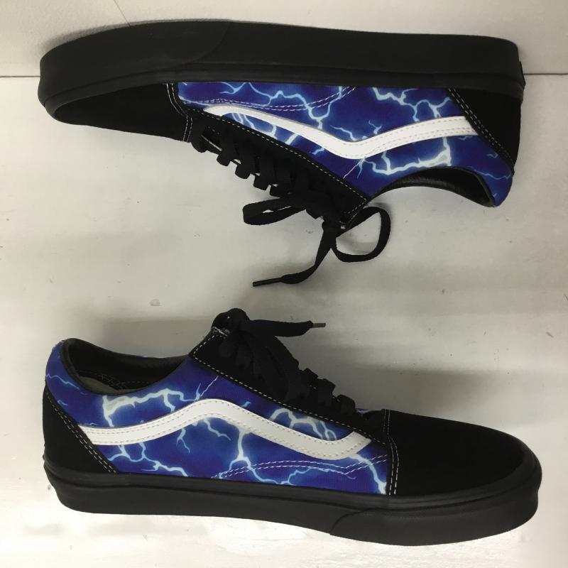 バンズ VANS スニーカー スニーカー OLD SKOOL Lightning オールドスクール ライトニング VN0A3WKT9FT1 27.5cm  黒 / ブラック / X 青 / ブルー /  メンズ USED 古着 中古 10097231