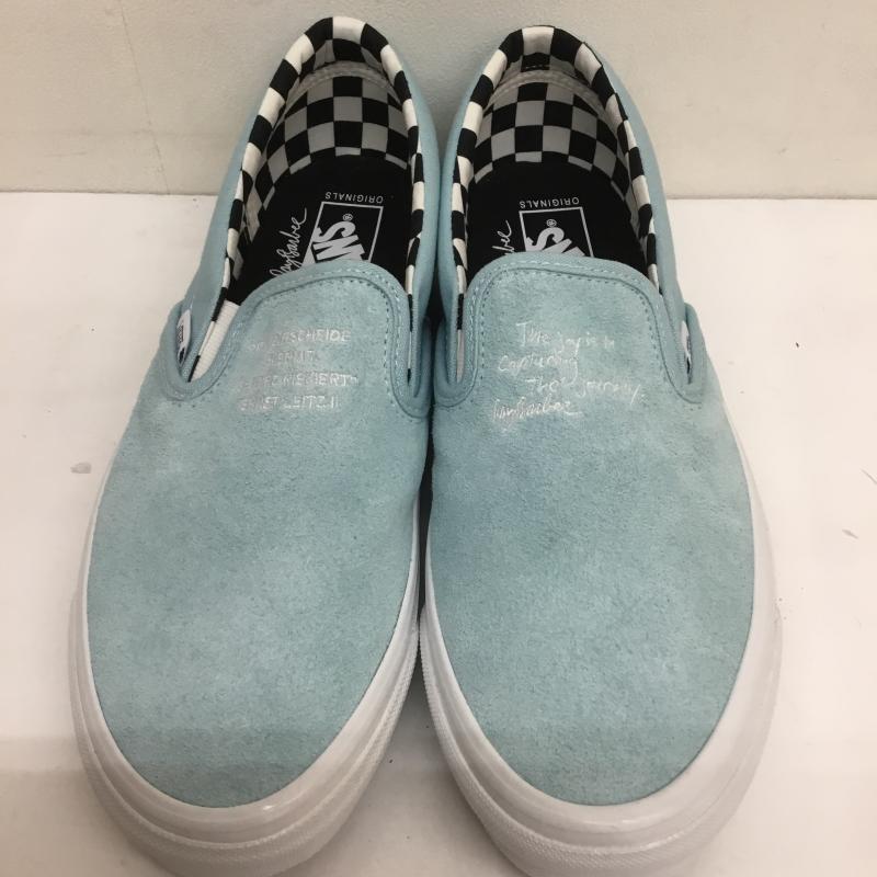 バンズ VANS スニーカー スニーカー Ray Barbee レイ・バービー Leica ライカ Classic Slip-On スリッポン VN0A45JK92S1 28.0cm 刺繍 X ロゴ、文字 水色 / ライトブルー /  メンズ USED 古着 中古 10097232