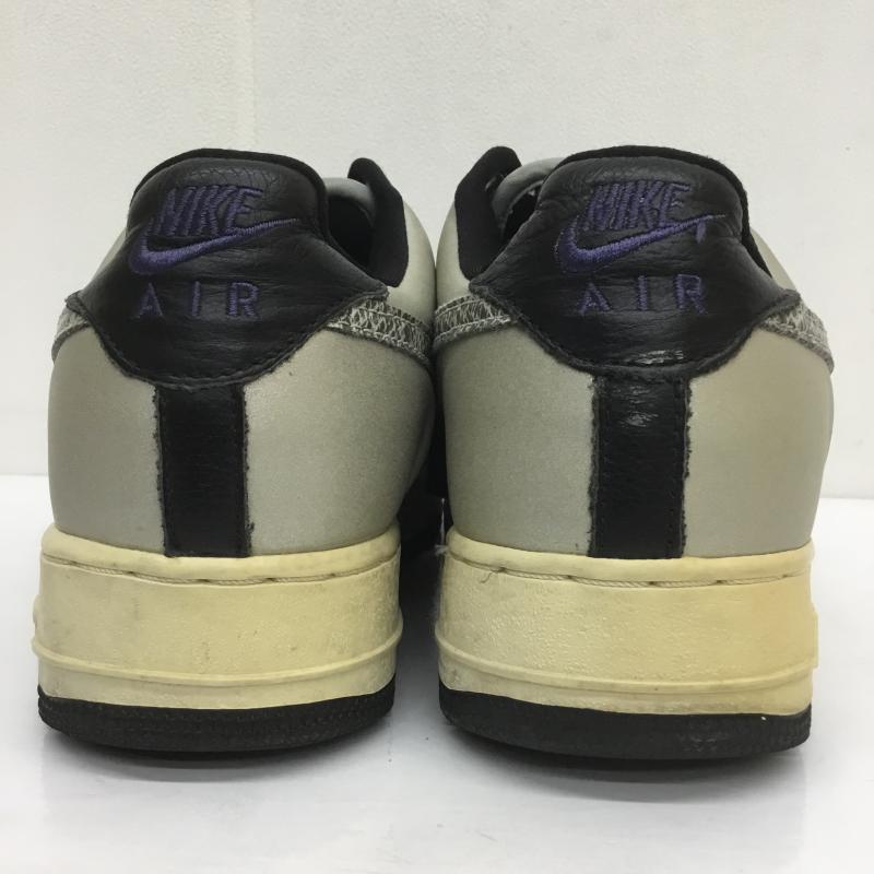 ナイキ NIKE スニーカー スニーカー AIR FORCE 1 エアフォース 1 黒蛇 624040-001 2001年製 27.0cm ロゴ、文字 X ヘビ柄 黒 / ブラック / X 銀 / シルバー /  メンズ USED 古着 中古 10097237