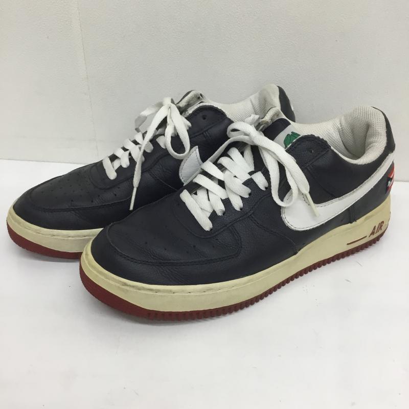 ナイキ NIKE スニーカー スニーカー AIR FORCE 1 PUERTO RICO 3 エアフォース 1 プエルトリコ 624040-411 2002年製 26.5cm ロゴ、文字 紺 / ネイビー /  メンズ USED 古着 中古 10097238