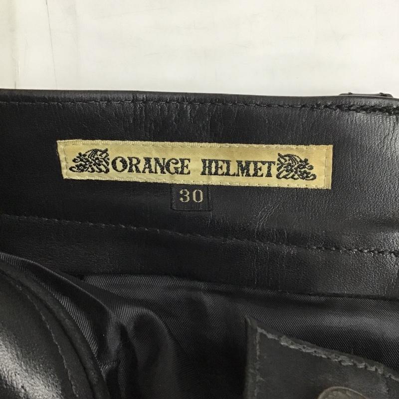 古着 USED ボトムス ボトムス レザーパンツ カジュアルパンツ ストレートパンツ 30インチ 無地 黒 / ブラック /  メンズ USED 古着 中古 10097285