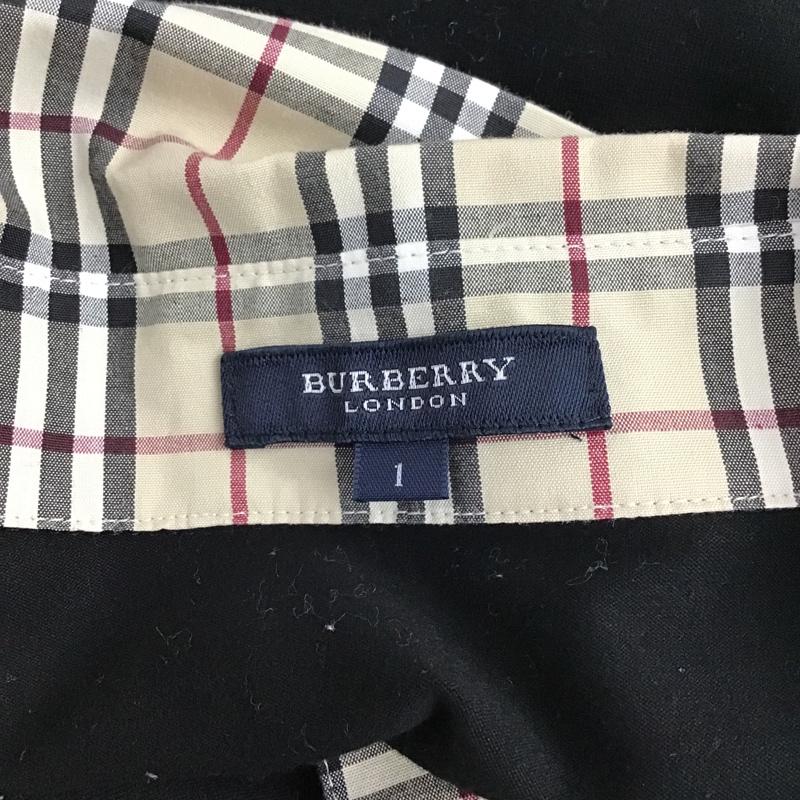 バーバリーロンドン Burberry London カットソー 半袖 FA076-015-09 スキッパーシャツ 1 ワンポイント 黒 / ブラック / X ベージュ / ベージュ / X 赤 / レッド / X 青 / ブルー /  レディース USED 古着 中古 10097309