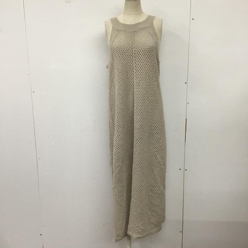 センスオブプレイスバイアーバンリサーチ SENSE OF PLACE by URBAN RESEARCH ワンピース ロングスカート AA15-22A111 アメスリロングメッシュトップ 無地 灰 / グレー /  レディース USED 古着 中古 10097328