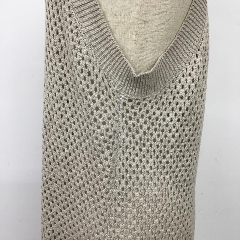 センスオブプレイスバイアーバンリサーチ SENSE OF PLACE by URBAN RESEARCH ワンピース ロングスカート AA15-22A111 アメスリロングメッシュトップ 無地 灰 / グレー /  レディース USED 古着 中古 10097328
