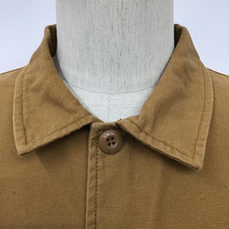 ルーカ RVCA ジャケット、上着 ジャケット、ブレザー BA042-104 FUBARSHIRTJACKETL/S 長袖シャツ カジュアルシャツ カラーシャツ ミリタリーシャツ M 無地 マスタード / マスタード /  メンズ USED 古着 中古 10097360