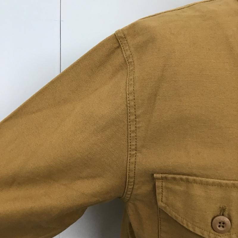 ルーカ RVCA ジャケット、上着 ジャケット、ブレザー BA042-104 FUBARSHIRTJACKETL/S 長袖シャツ カジュアルシャツ カラーシャツ ミリタリーシャツ M 無地 マスタード / マスタード /  メンズ USED 古着 中古 10097360