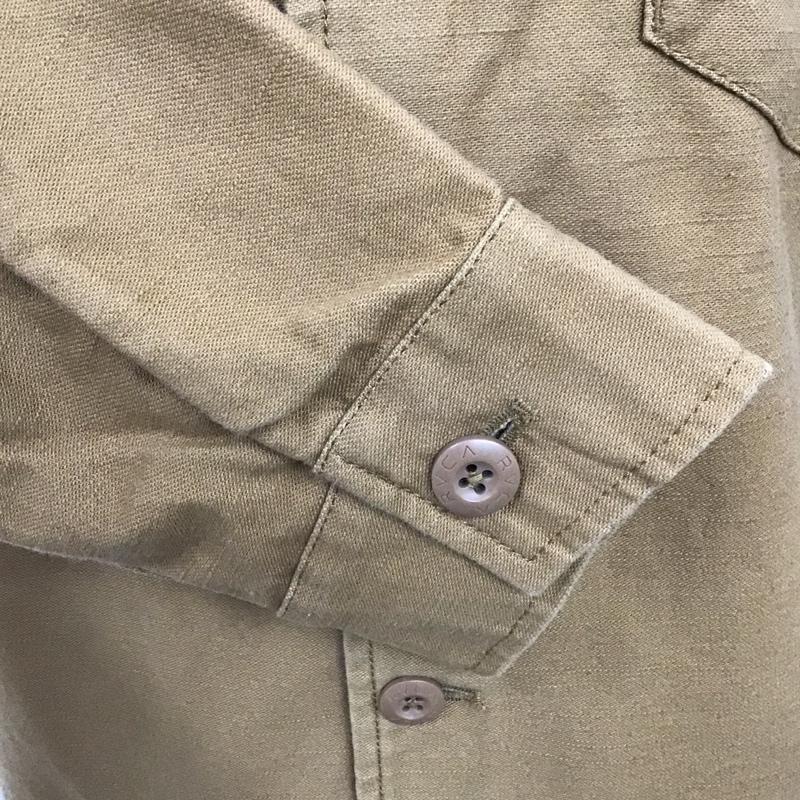 ルーカ RVCA ジャケット、上着 ジャケット、ブレザー BA042-104 FUBARSHIRTJACKETL/S 長袖シャツ カジュアルシャツ カラーシャツ ミリタリーシャツ M 無地 マスタード / マスタード /  メンズ USED 古着 中古 10097360
