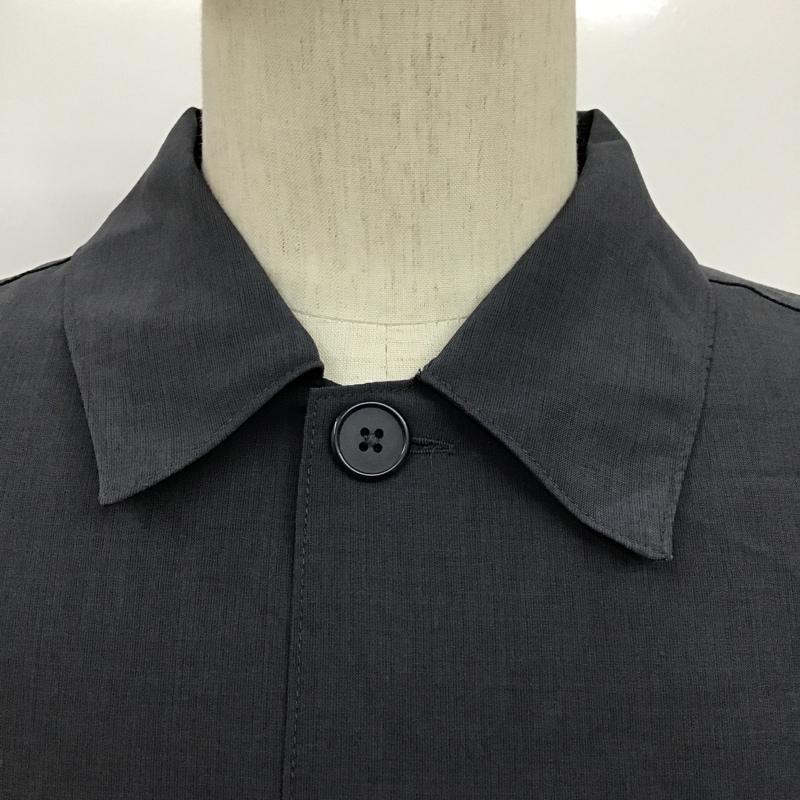 ジーユー GU シャツ、ブラウス 長袖 331-340910 ドライオーバーサイズCPOシャツ 長袖シャツ カラーシャツ カジュアルシャツ L 無地 灰 / グレー /  メンズ USED 古着 中古 10097372