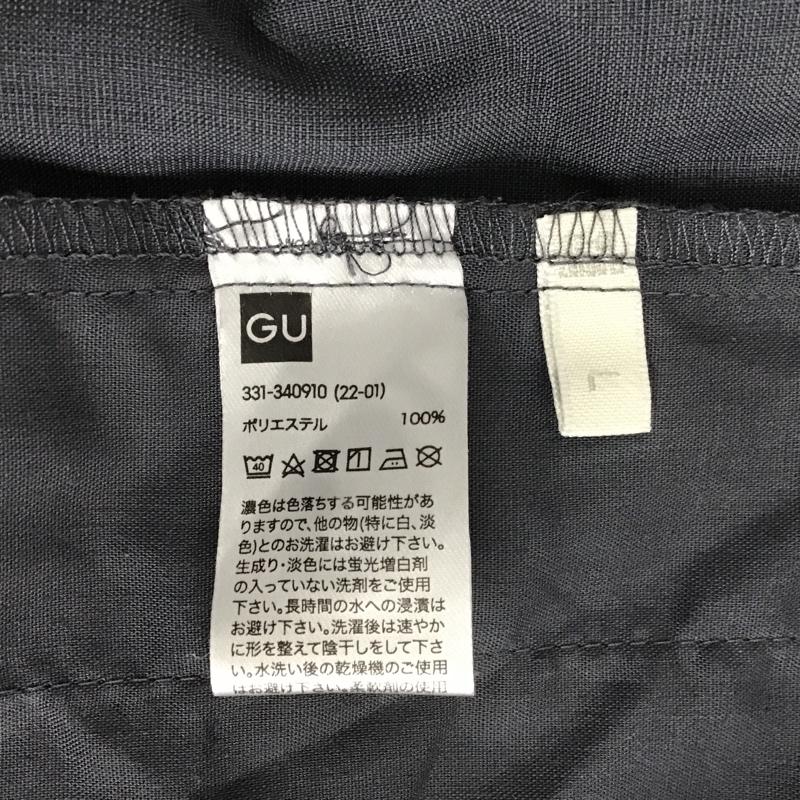 ジーユー GU シャツ、ブラウス 長袖 331-340910 ドライオーバーサイズCPOシャツ 長袖シャツ カラーシャツ カジュアルシャツ L 無地 灰 / グレー /  メンズ USED 古着 中古 10097372