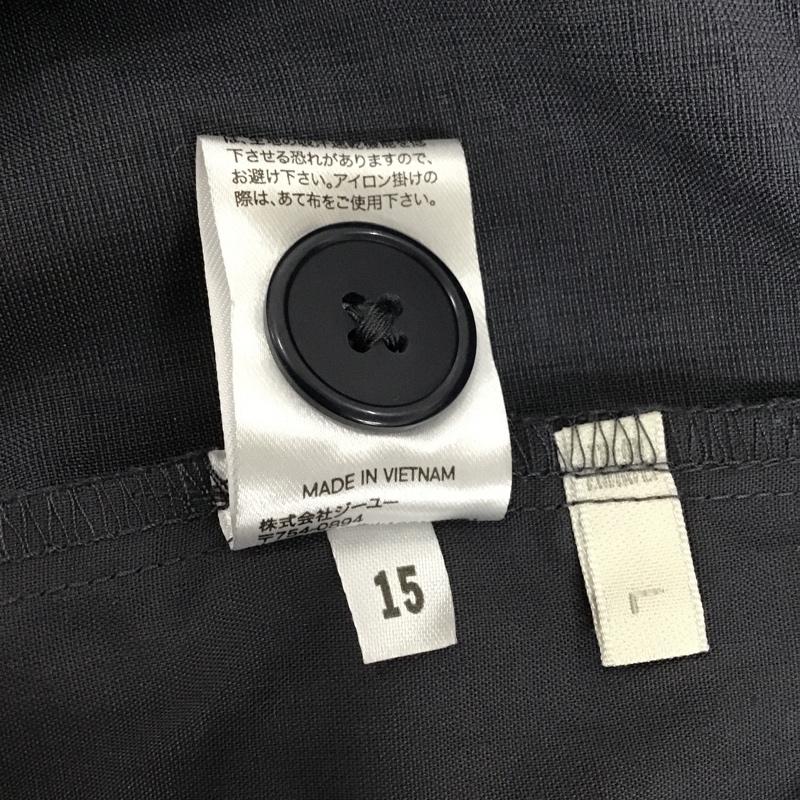 ジーユー GU シャツ、ブラウス 長袖 331-340910 ドライオーバーサイズCPOシャツ 長袖シャツ カラーシャツ カジュアルシャツ L 無地 灰 / グレー /  メンズ USED 古着 中古 10097372