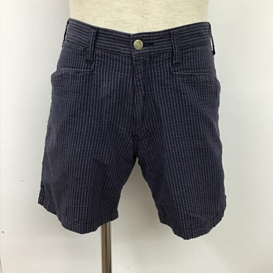 ベンデイビス BEN DAVIS パンツ ショートパンツ ハーフパンツ ショートパンツ カジュアルパンツ ストライプパンツ 30インチ ストライプ 紺 / ネイビー /  メンズ USED 古着 中古 10097389