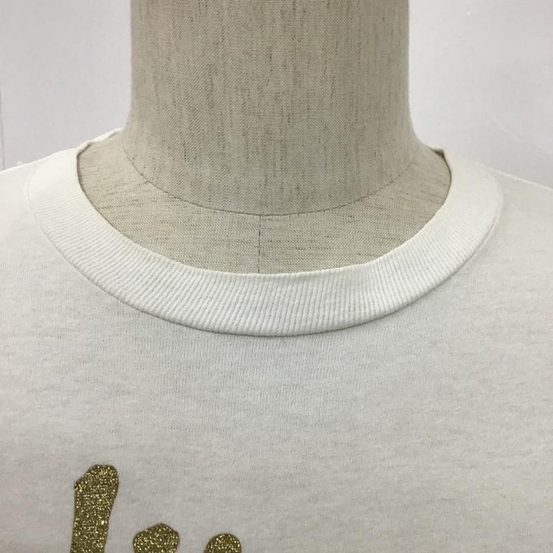 ステューシー STUSSY Tシャツ 半袖 S ロゴ、文字 白 / ホワイト /  メンズ USED 古着 中古 10097394