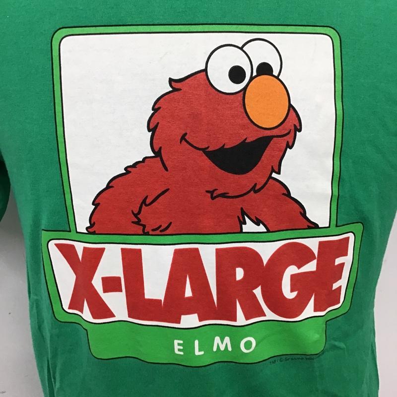 エクストララージ XLARGE Tシャツ 半袖 S キャラクター 緑 / グリーン /  メンズ USED 古着 中古 10097395