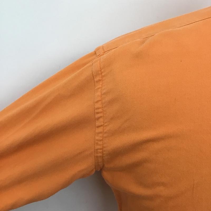 ラルフローレン RALPHLAUREN シャツ、ブラウス 長袖 長袖シャツ カジュアルシャツ ボタンダウンシャツ 2 ロゴ、文字 橙 / オレンジ /  メンズ USED 古着 中古 10097399
