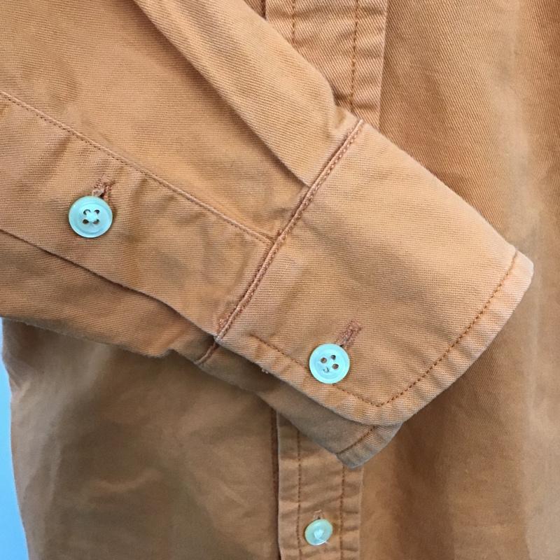 ラルフローレン RALPHLAUREN シャツ、ブラウス 長袖 長袖シャツ カジュアルシャツ ボタンダウンシャツ 2 ロゴ、文字 橙 / オレンジ /  メンズ USED 古着 中古 10097399