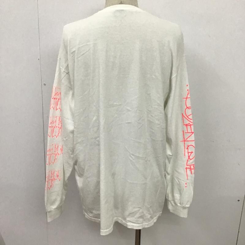 ダズンワン DOZEN ONE カットソー 長袖 XL プリント 白 / ホワイト /  メンズ USED 古着 中古 10097400