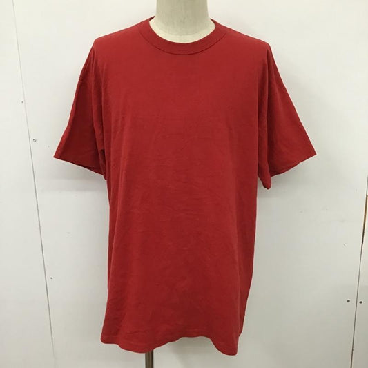 ラッセル RUSSELL Tシャツ 半袖 半袖カットソー プリントTシャツ クルーネックカットソー 古着 L プリント 赤 / レッド /  メンズ USED 古着 中古 10097402