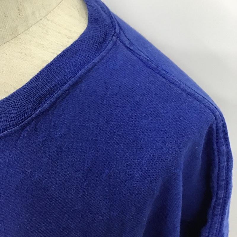 マジェスティック MAJESTIC Tシャツ 半袖 XL プリント 青 / ブルー /  メンズ USED 古着 中古 10097404