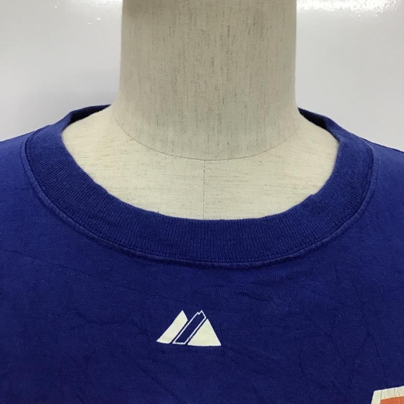 マジェスティック MAJESTIC Tシャツ 半袖 XL プリント 青 / ブルー /  メンズ USED 古着 中古 10097404