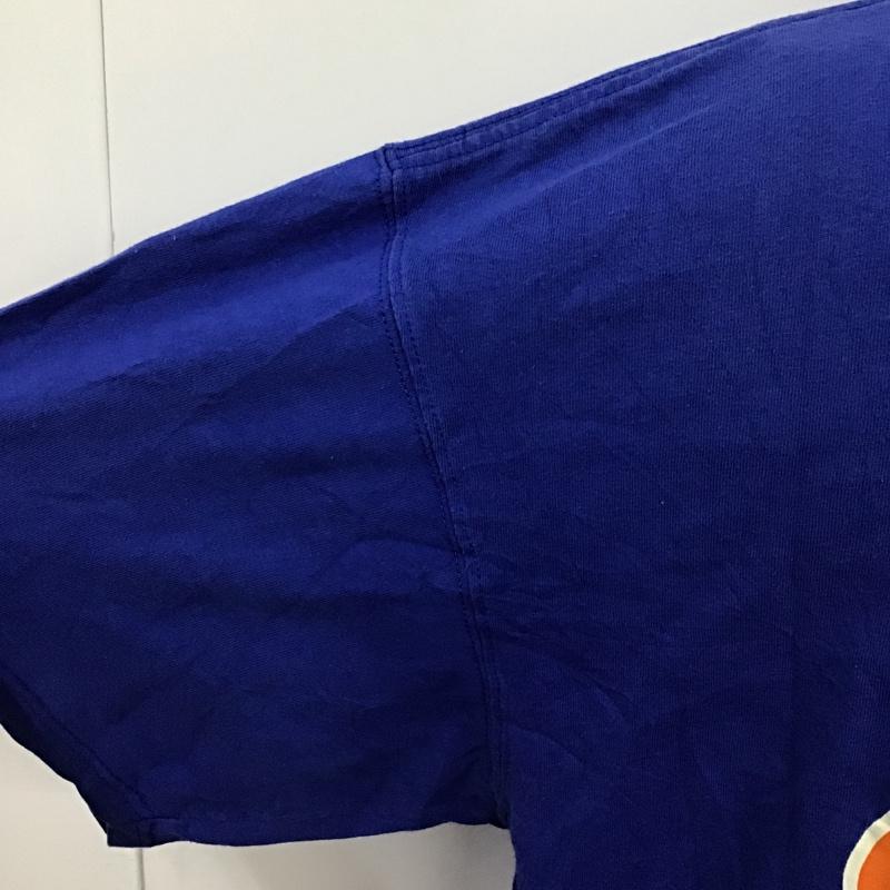 マジェスティック MAJESTIC Tシャツ 半袖 XL プリント 青 / ブルー /  メンズ USED 古着 中古 10097404