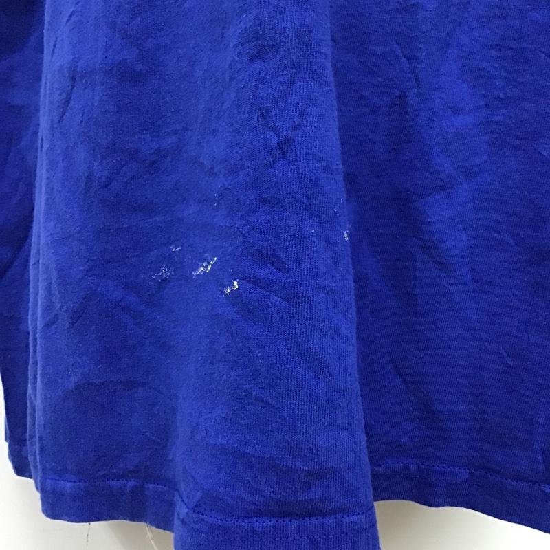 マジェスティック MAJESTIC Tシャツ 半袖 XL プリント 青 / ブルー /  メンズ USED 古着 中古 10097404