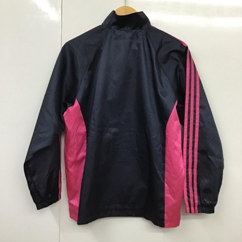 アディダス adidas ジャケット、上着 ジャケット、ブレザー ジップアップジャケット ジャンパー ジャケット カジュアルジャケット ジップアップジャージ スポーツウェア 150cm ロゴ、文字 マルチカラー / マルチカラー /  ボーイズ USED 古着 中古 10097414
