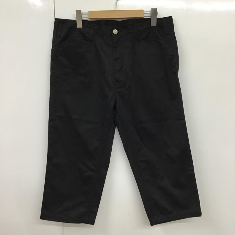 ベンデイビス BEN DAVIS パンツ ショートパンツ カジュアルパンツ 七分丈パンツ ショートパンツ ハーフパンツ 34 無地 黒 / ブラック /  メンズ USED 古着 中古 10097417