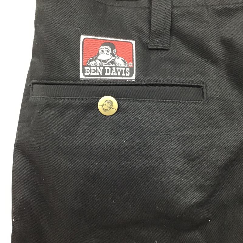 ベンデイビス BEN DAVIS パンツ ショートパンツ カジュアルパンツ 七分丈パンツ ショートパンツ ハーフパンツ 34 無地 黒 / ブラック /  メンズ USED 古着 中古 10097417