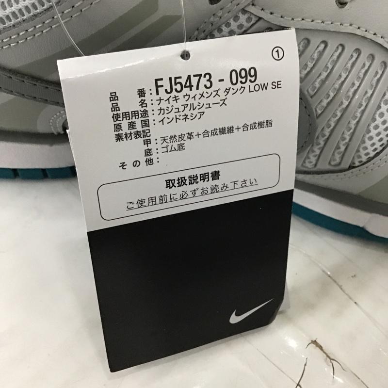 ナイキ NIKE スニーカー スニーカー FJ5473-099 WMNS DUNK LOW SE 27.5cm 27.5cm ロゴ、文字 灰 / グレー / X 白 / ホワイト / X 緑 / グリーン /  メンズ USED 古着 中古 10097434