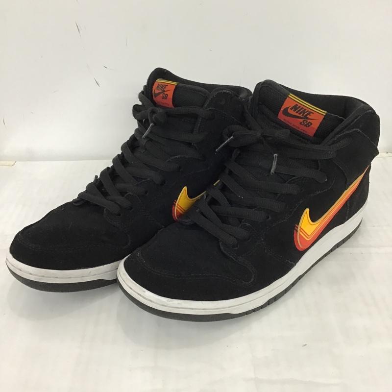 ナイキ NIKE スニーカー スニーカー BQ6826-003 SB DUNK HIGH PRO 27.5cm 27.5cm ロゴ、文字 黒 / ブラック / X 白 / ホワイト / X 橙 / オレンジ / X 赤 / レッド /  メンズ USED 古着 中古 10097435