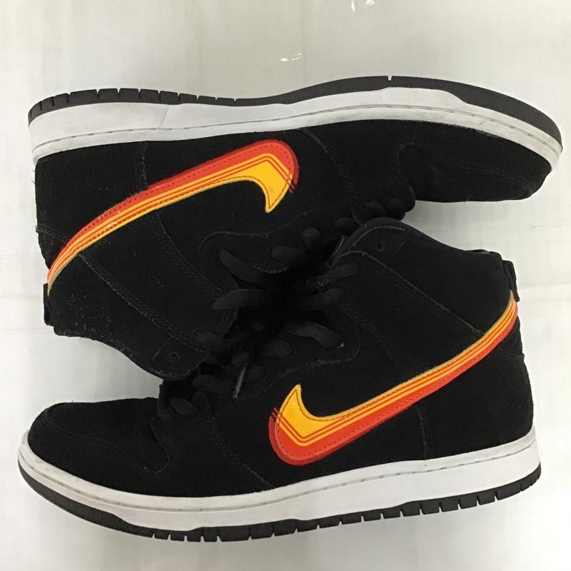 ナイキ NIKE スニーカー スニーカー BQ6826-003 SB DUNK HIGH PRO 27.5cm 27.5cm ロゴ、文字 黒 / ブラック / X 白 / ホワイト / X 橙 / オレンジ / X 赤 / レッド /  メンズ USED 古着 中古 10097435