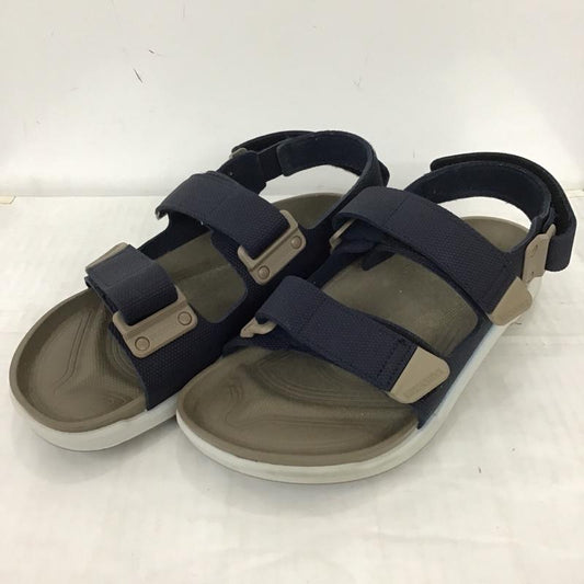 ビルケンシュトック BIRKENSTOCK サンダル サンダル Tatacoa タタコア 42 27cm 27.0cm ロゴ、文字 紺 / ネイビー / X ベージュ / ベージュ /  メンズ USED 古着 中古 10097436