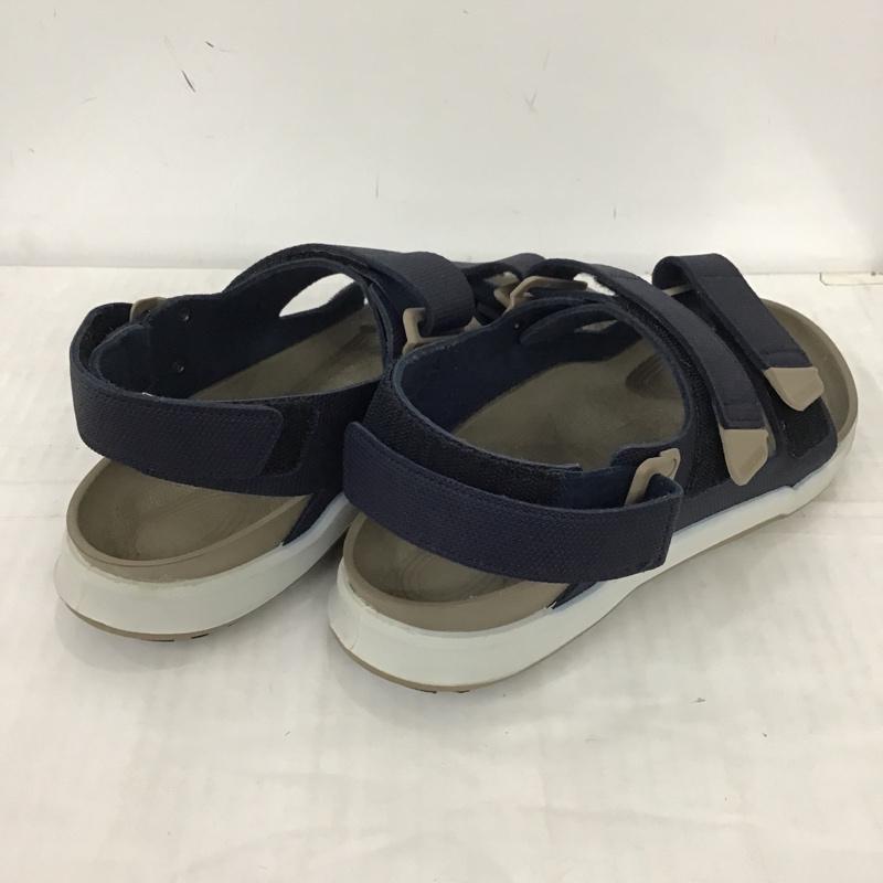 ビルケンシュトック BIRKENSTOCK サンダル サンダル Tatacoa タタコア 42 27cm 27.0cm ロゴ、文字 紺 / ネイビー / X ベージュ / ベージュ /  メンズ USED 古着 中古 10097436